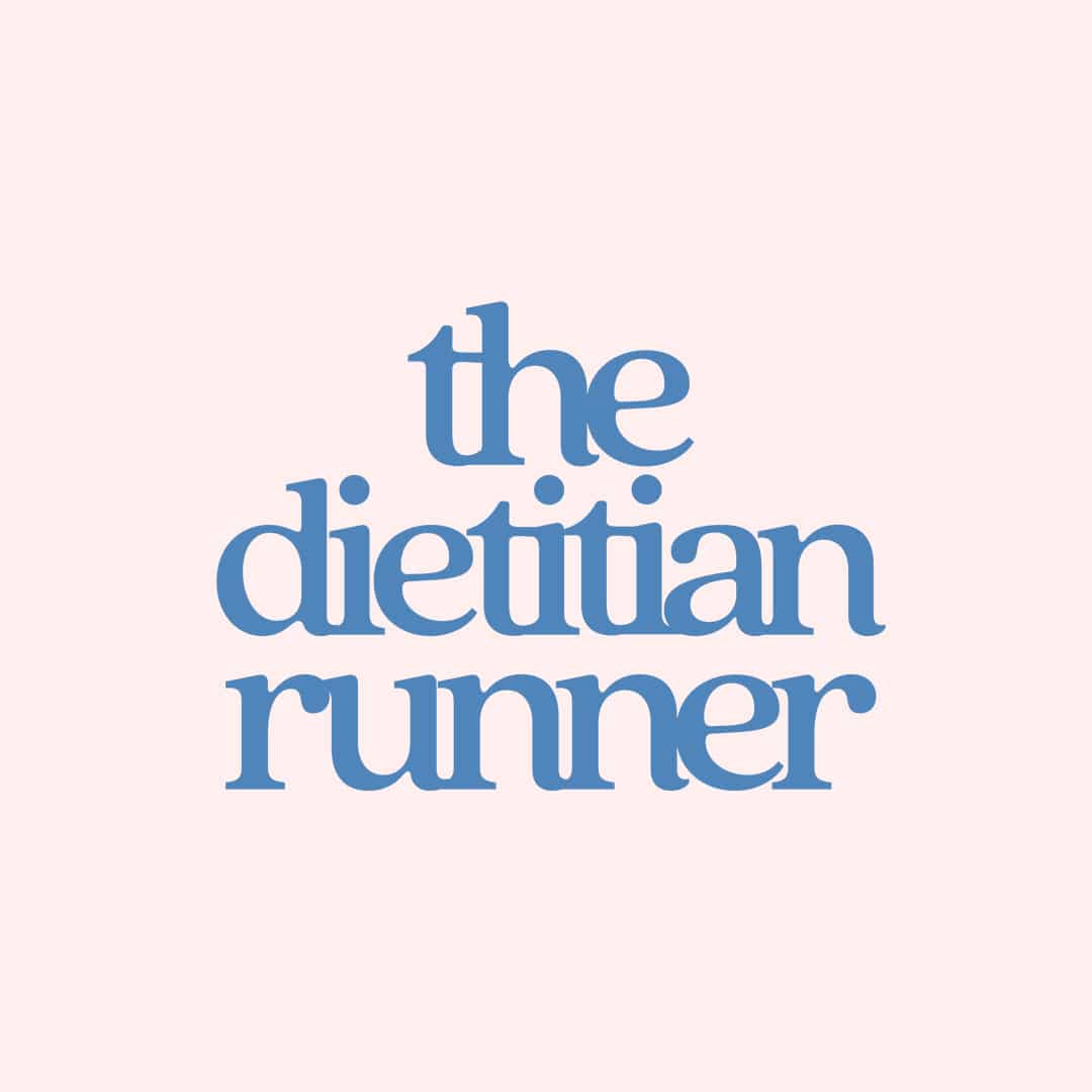 dietitian logo design for the dietitian runner
